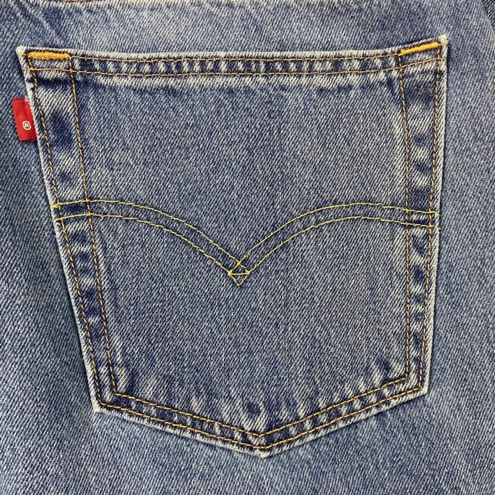 Levi Strauss 550 Mens Jeans W36 L32 Relaxed Fit Blue Denim - Picture 7 of 8